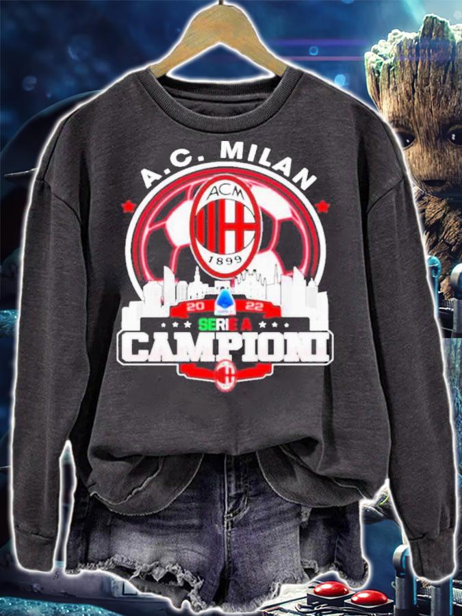 AC Milan 2022 Serie A Champions Shirt t-shirt sweatshirt