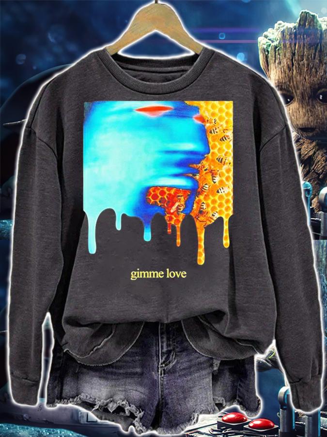 Acid Wash Gimme Love Photo Negative T-Shirt t-shirt
