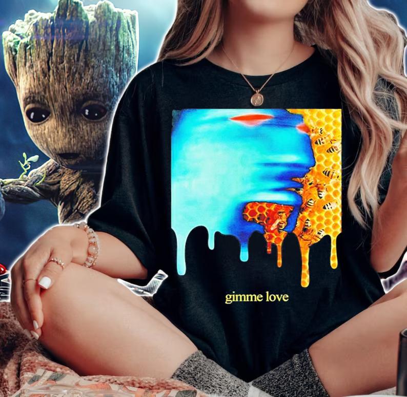 Acid Wash Gimme Love Photo Negative T-Shirt t-shirt