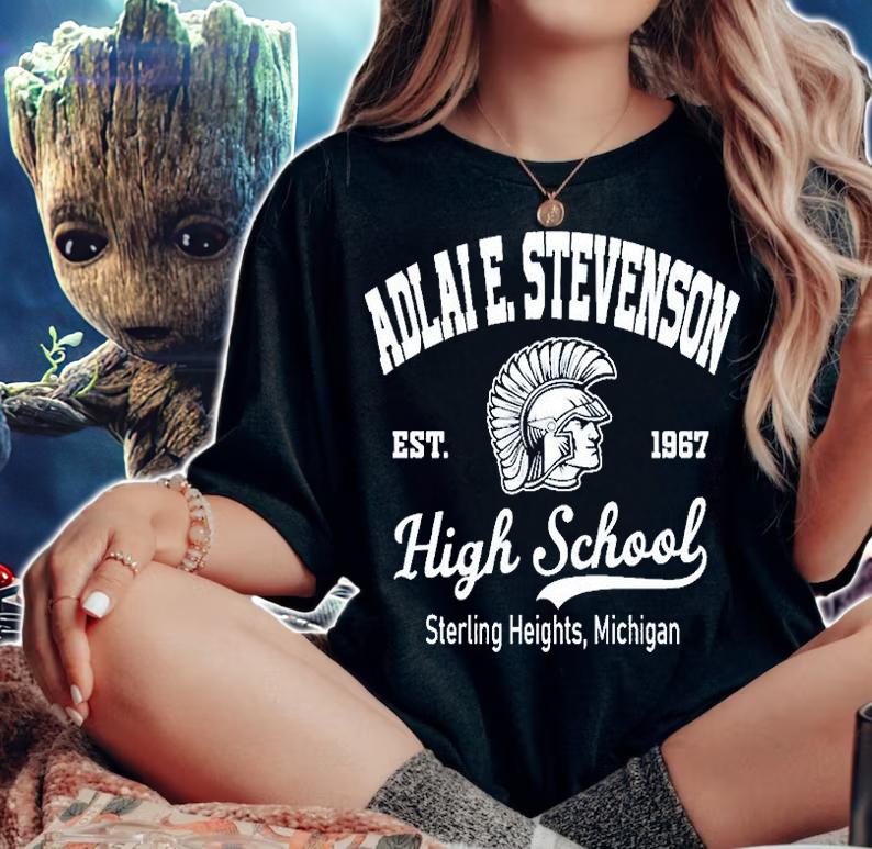 Adlai E. Stevenson Est 1967 High School Sterling Heights Michigan T-Shirt t-shirt woman shirt