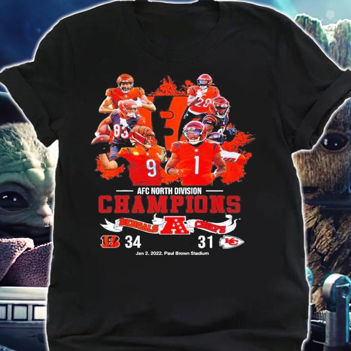 AFC North Division Champions Bengals vs Chiefs shirt t-shirt shirt