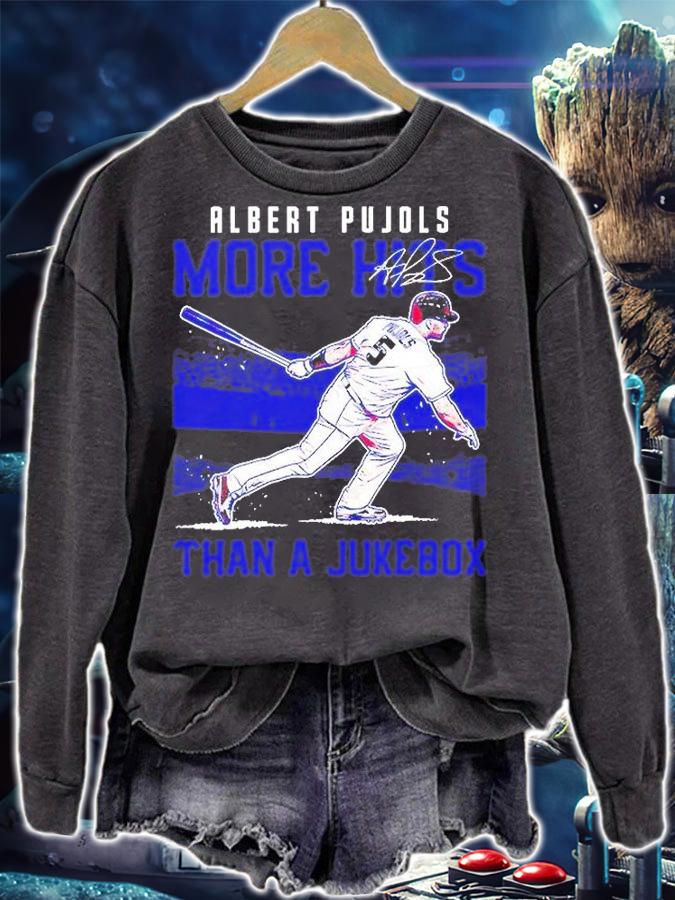 Albert Pujols More Hits Than A Jukebox Signature T-Shirt t-shirt