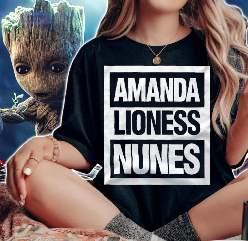 Amanda Lioness Nunes T-shirt t-shirt woman shirt