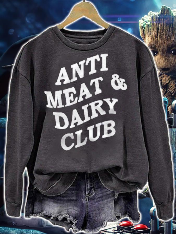 Anti Meat & Dairy Club Vegan Shirt t-shirt