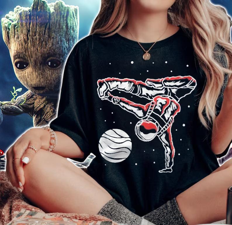 Astronaut Hip Hop Breakdancing B Boy Dancer Breakdance Shirt t-shirt