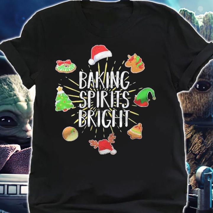 Baking Spirit Bright Christmas Tree X-Mas Cookie Kids Shirt t-shirt shirt