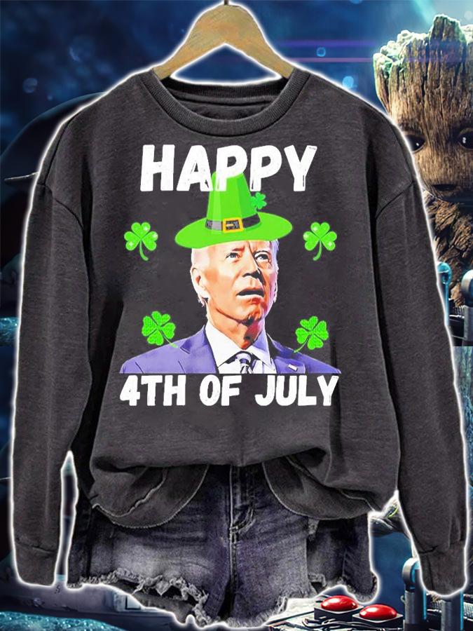 Biden Happy 4th of July St. Patrick's Day T-Shirt t-shirt