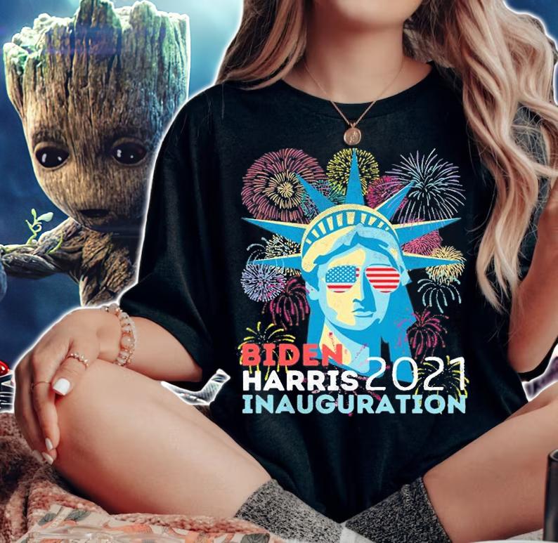 Biden Harris Victory Inauguration Celebration Vintage T-Shirt t-shirt