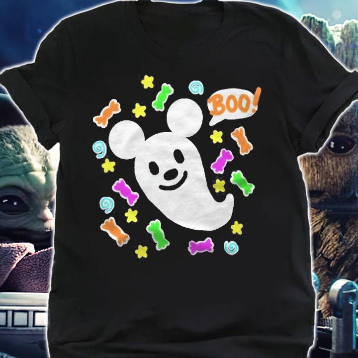 Boo!!! Classic Halloween Mickey Cartoon T-shirt t-shirt shirt