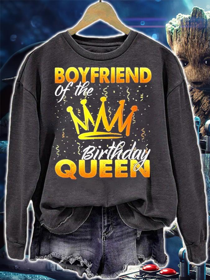 Boyfriend Of The Birthday Queen T-Shirt t-shirt sweatshirt
