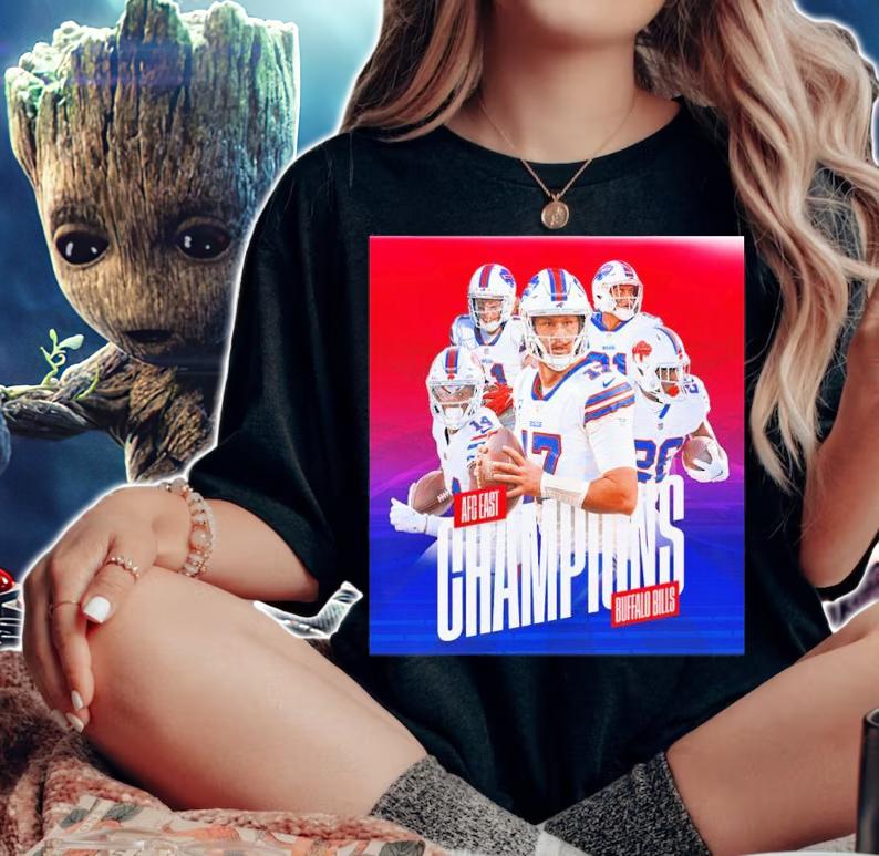 Buffalo Bills AFC East Champions 2022 football shirt t-shirt woman shirt