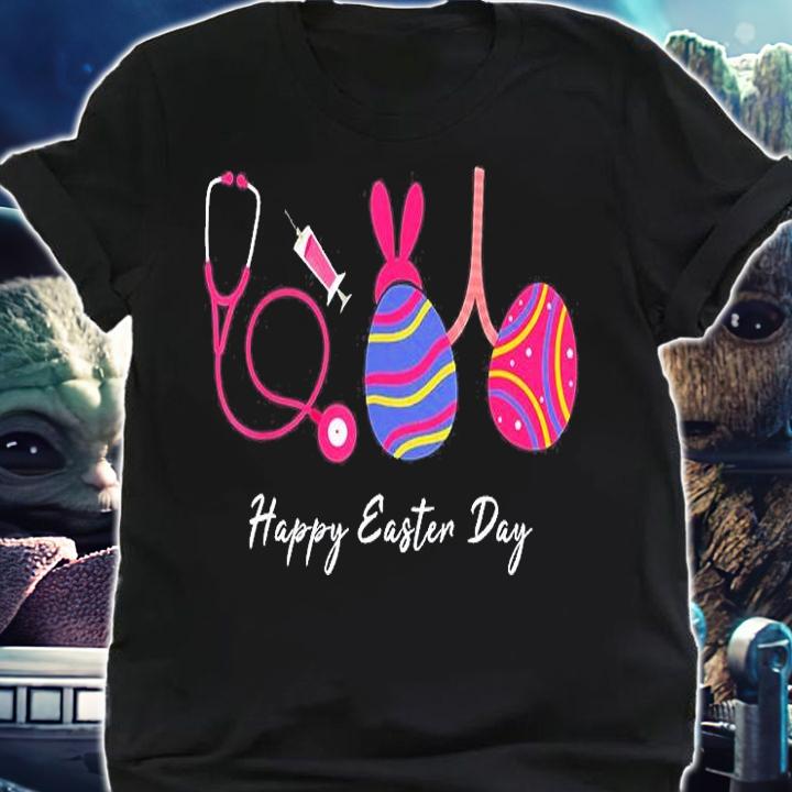 Bunny Egg Lungs Respiratory Nurse Therapist Happy Easter Day T-Shirt t-shirt