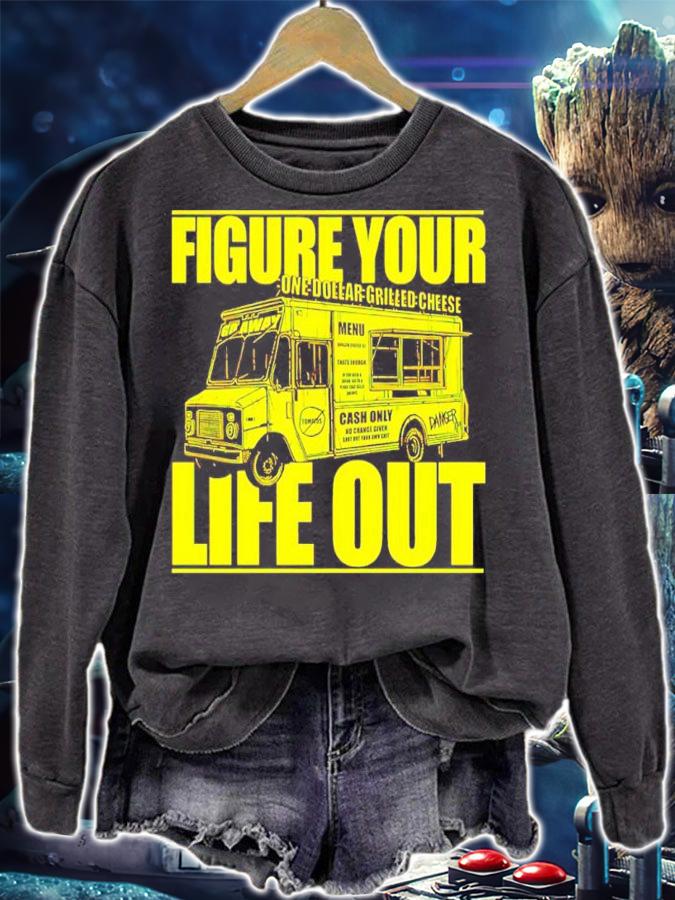Daniel Danger Storenvy Store Figure Your One Dollar Grilled Cheese Life Out Shirt t-shirt sweatshirt