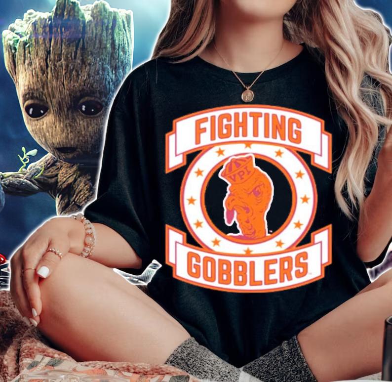 Fighting Gobbler VPI shirt t-shirt