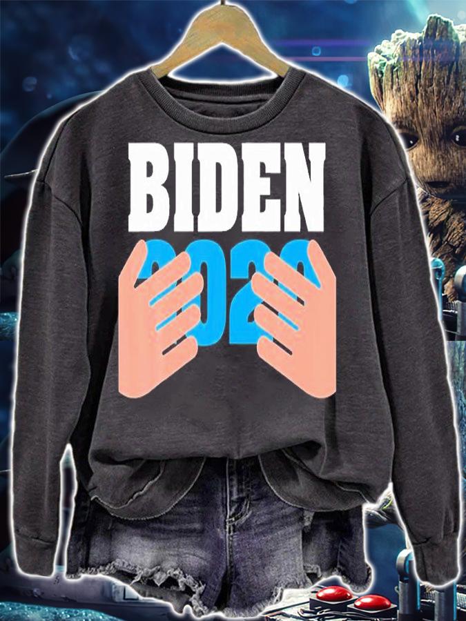 Funny Joe Biden 2020 Hands Hug 2020 T-Shirt t-shirt sweatshirt