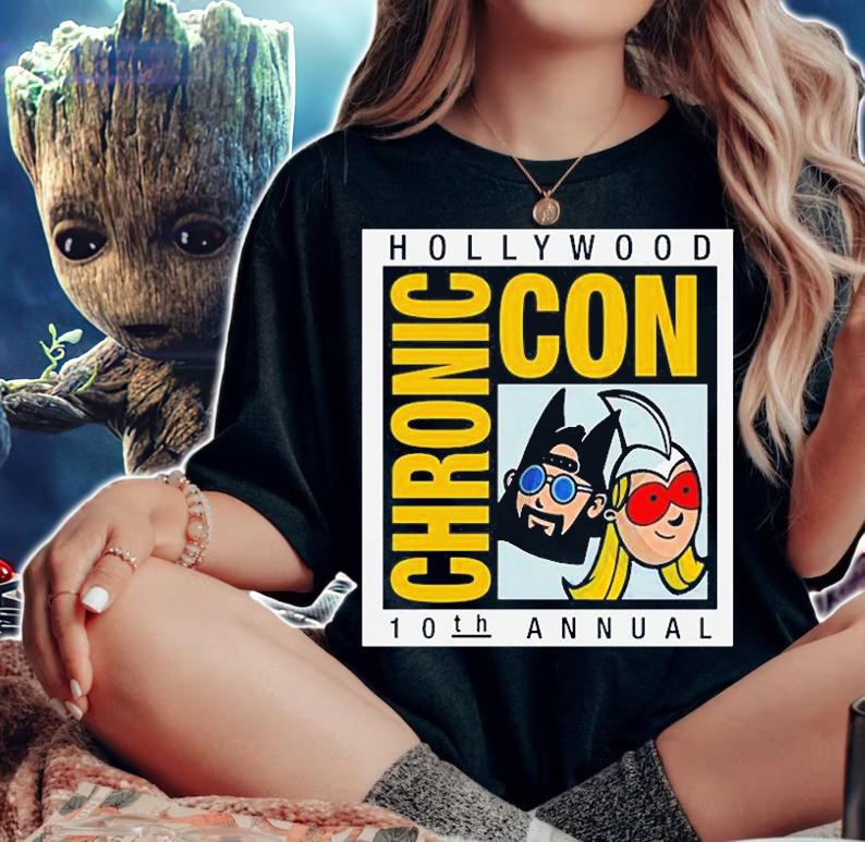 Hollywood Chronic Con 10Th Annual T-Shirt t-shirt woman shirt