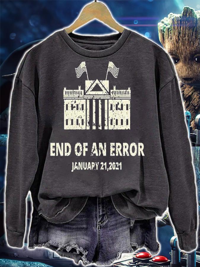 Jan 21 2020 End Of An Error White House T-Shirt t-shirt sweatshirt