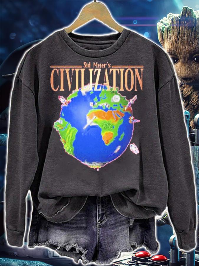 Civilization Sid Meier Shirt t-shirt sweatshirt