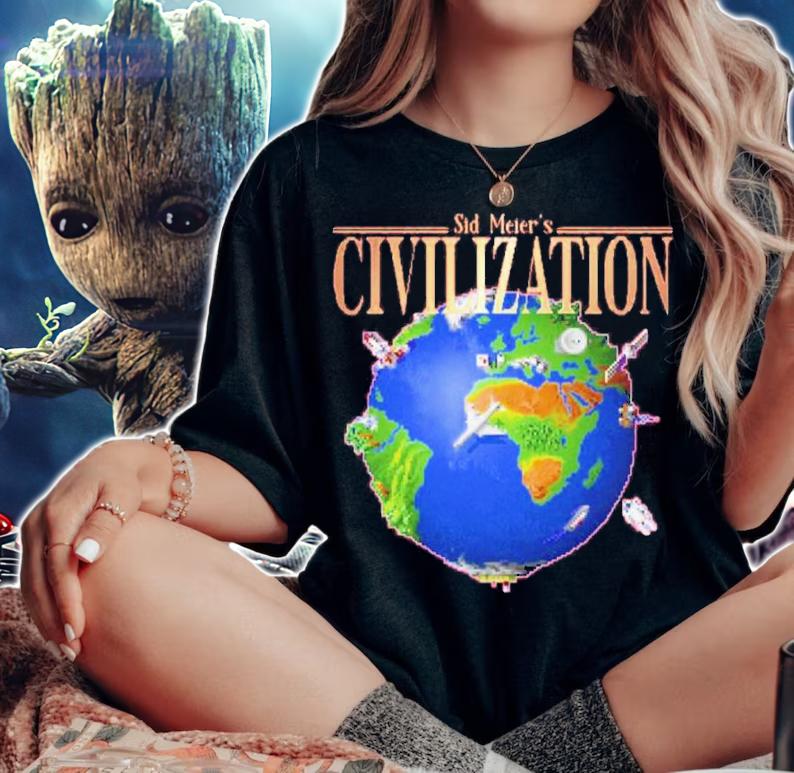 Civilization Sid Meier Shirt t-shirt woman shirt