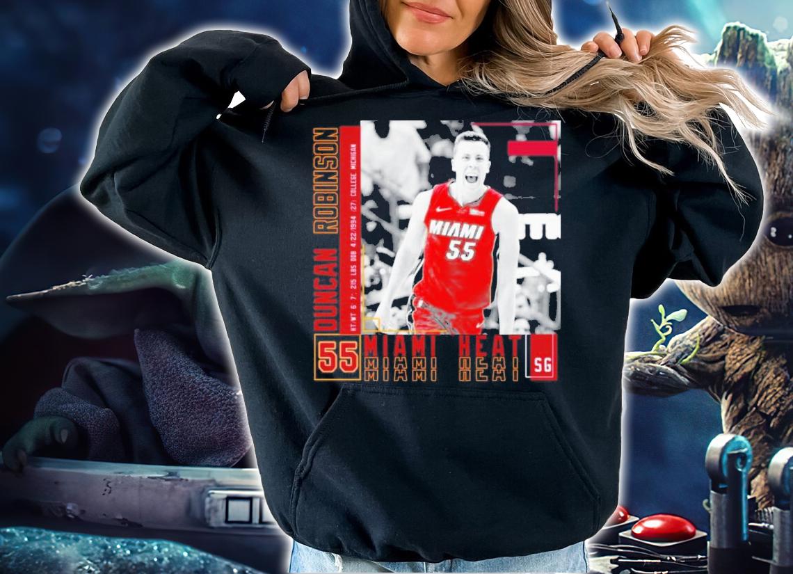 Duncan Robinson Miami Basketball Poster Heat Shirt t-shirt hoodie
