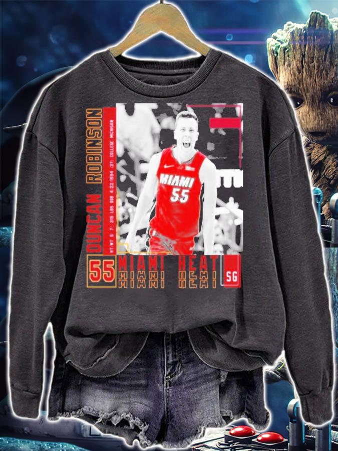 Duncan Robinson Miami Basketball Poster Heat Shirt t-shirt sweatshirt