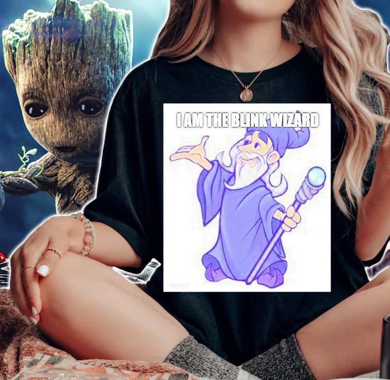 I Am The Blink Wizard T-Shirt t-shirt woman shirt