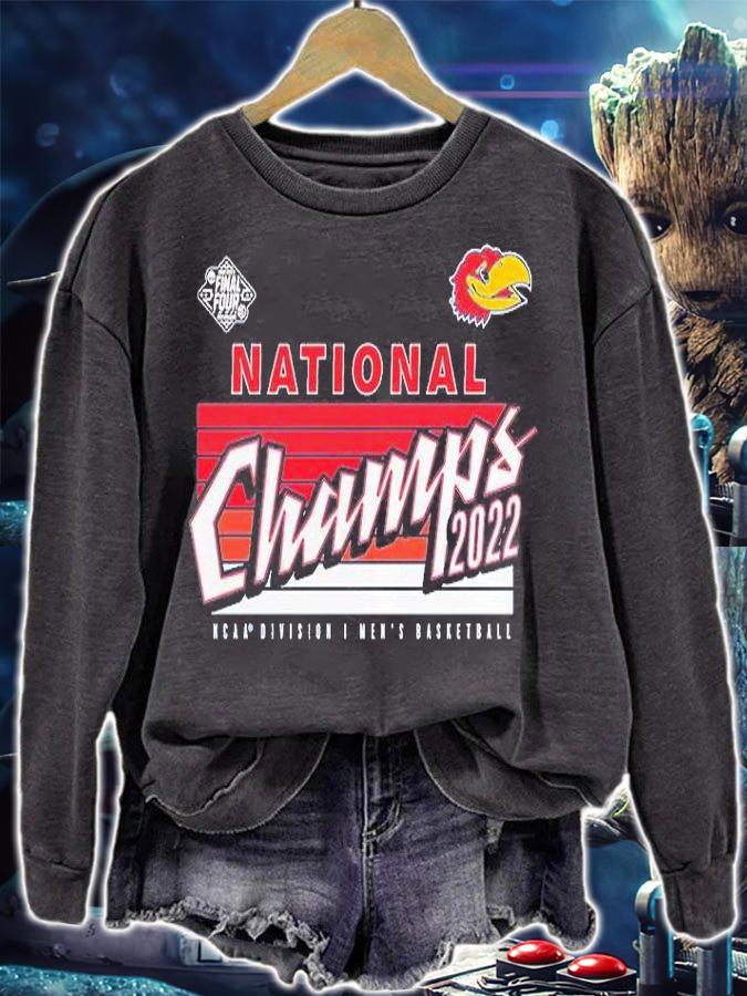 Kansas Jayhawks 2022 NCAA Men's Basketball National Champions T-Shirt t-shirt sweatshirt