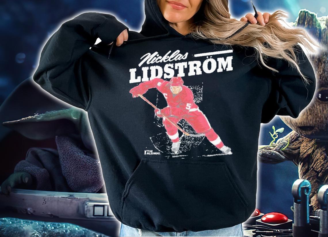 Nicklas Lidstrom Detroit Retro Hockey Signatures Shirt t-shirt