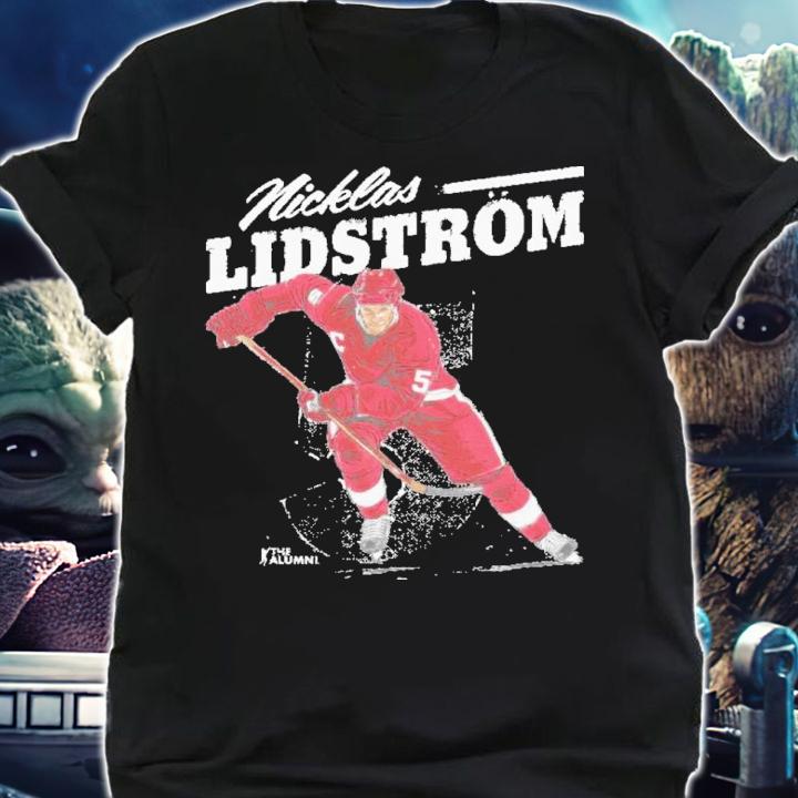 Nicklas Lidstrom Detroit Retro Hockey Signatures Shirt t-shirt