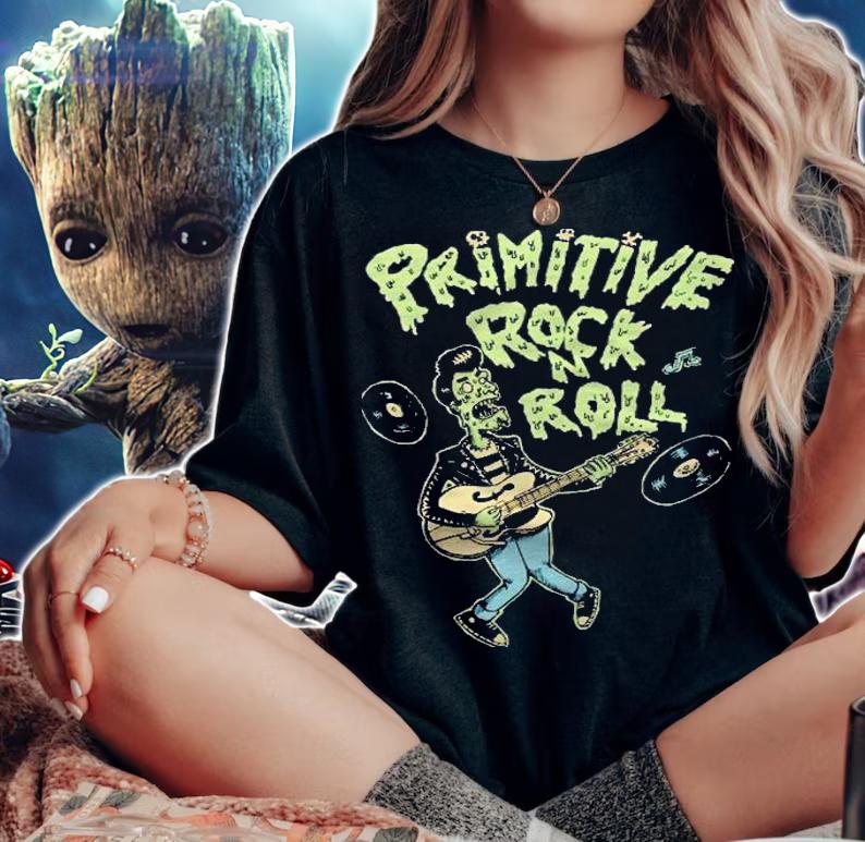 Primitive Rock N Roll Classic Shirt t-shirt woman shirt