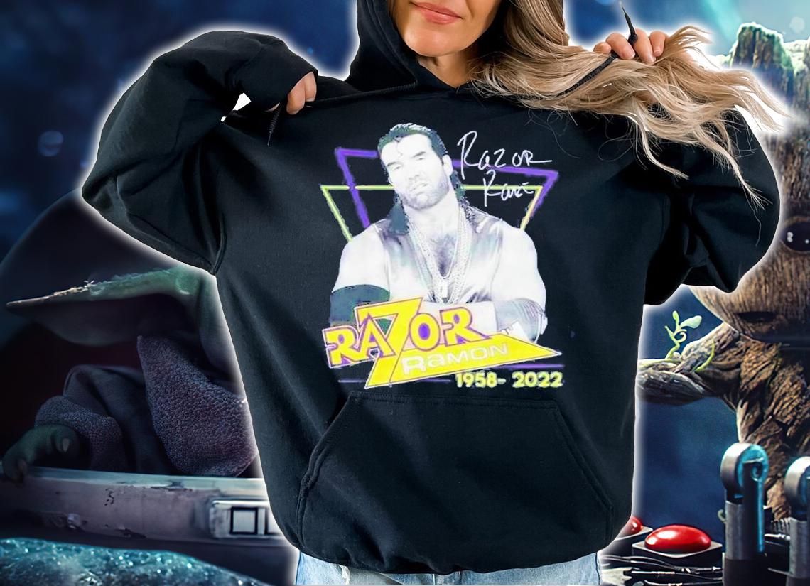 Razor Ramon 1958-2022 Signatures Shirt t-shirt hoodie