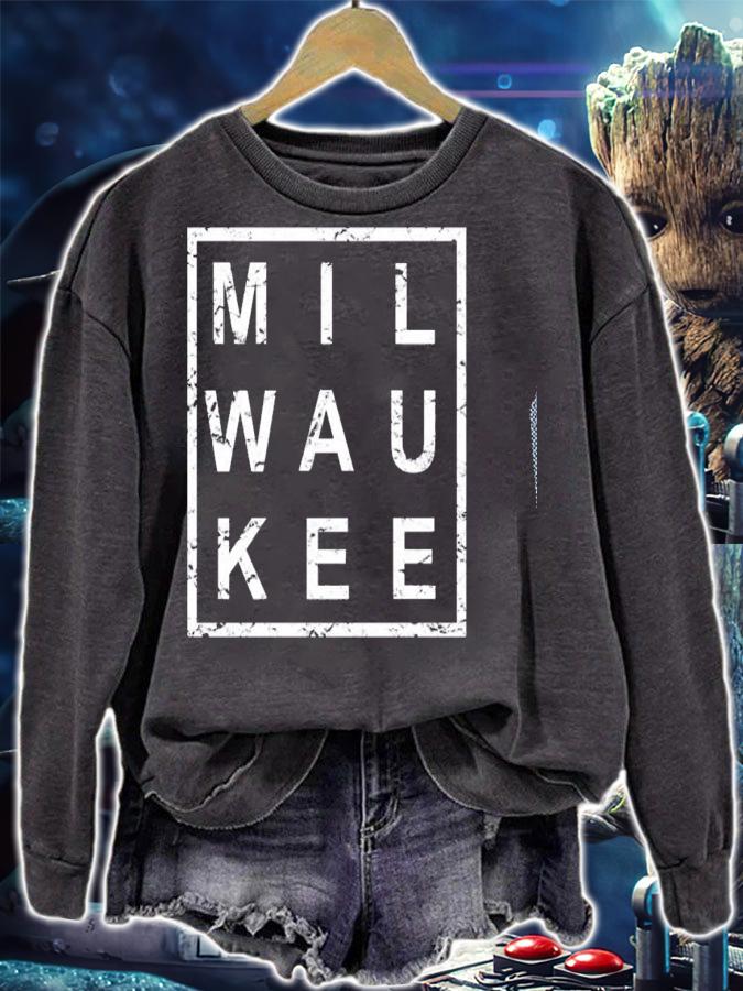 Stylish Milwaukee Wisconsin Lover Souvenir T-shirt t-shirt