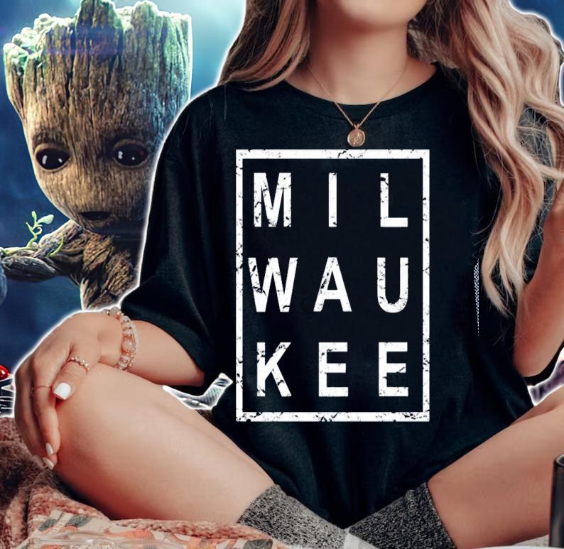 Stylish Milwaukee Wisconsin Lover Souvenir T-shirt t-shirt