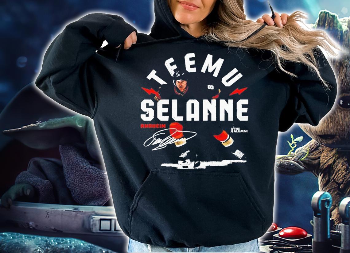 Teemu Selanne Anaheim Arc Hockey Signatures Shirt t-shirt hoodie