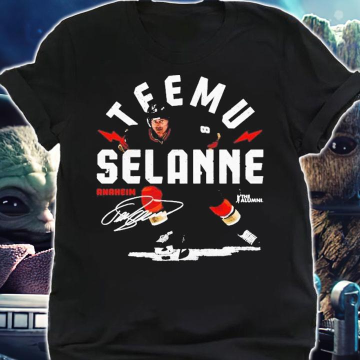 Teemu Selanne Anaheim Arc Hockey Signatures Shirt t-shirt shirt