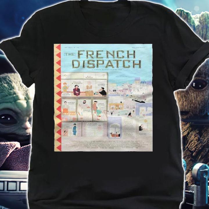 The French Dispatch poster shirt t-shirt shirt