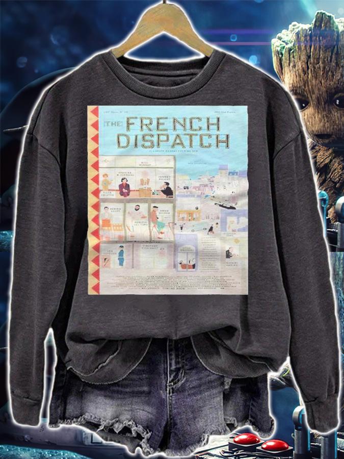 The French Dispatch poster shirt t-shirt sweatshirt