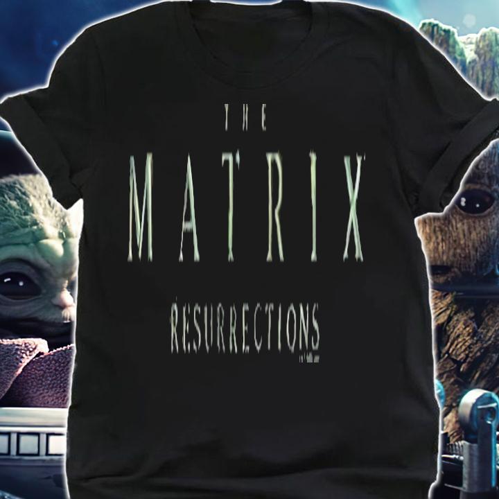 The Matrix Resurrections logo T-shirt t-shirt shirt