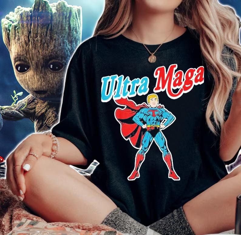 Ultra Maga Donad Trump Republican America T-Shirt t-shirt woman shirt