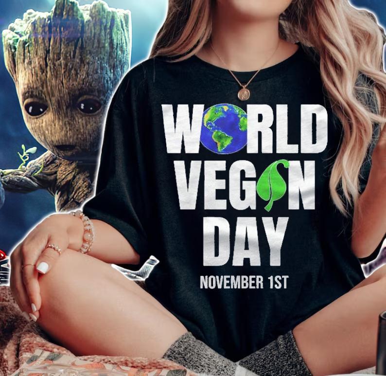 World Vegan Day November 1St Shirt t-shirt