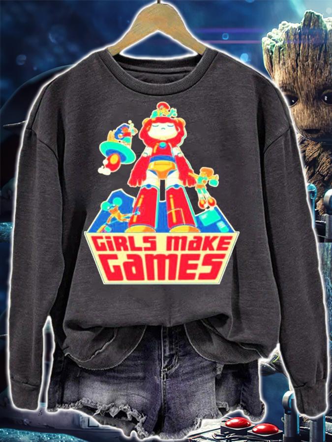 Castpixel Girls Make Games Shirt t-shirt sweatshirt