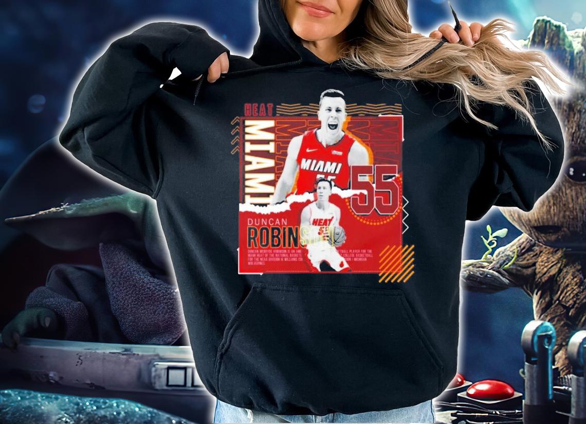 Duncan Robinson Miami Heat Basketball Paper Poster Heat Shirt t-shirt hoodie
