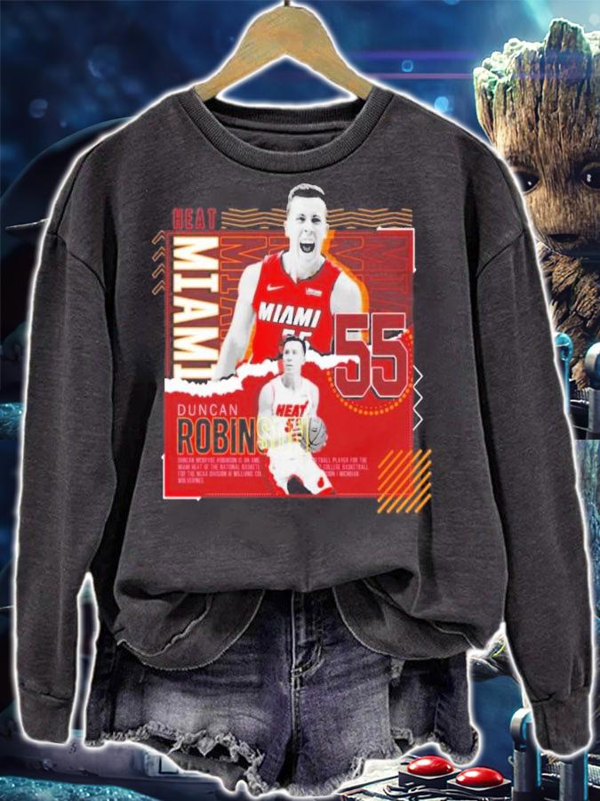 Duncan Robinson Miami Heat Basketball Paper Poster Heat Shirt t-shirt sweatshirt