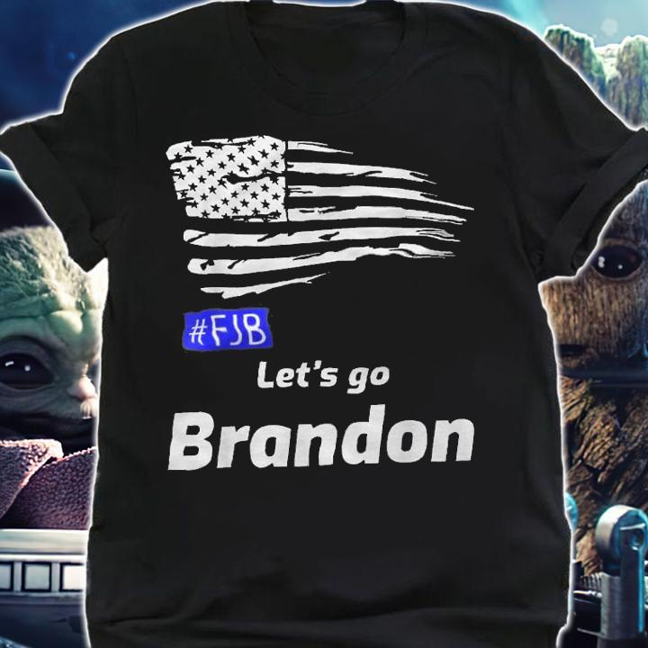 Let's Go Brandon Funny USA Flag T-Shirt t-shirt shirt