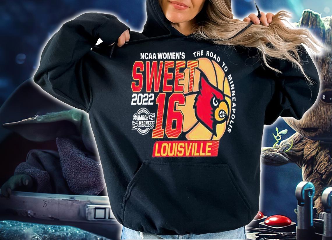 Louisville Cardinals NCAA Women's Basketball Sweet 16 T-Shirt t-shirt hoodie