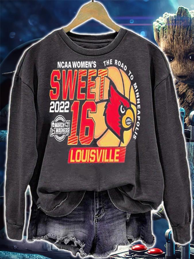 Louisville Cardinals NCAA Women's Basketball Sweet 16 T-Shirt t-shirt sweatshirt