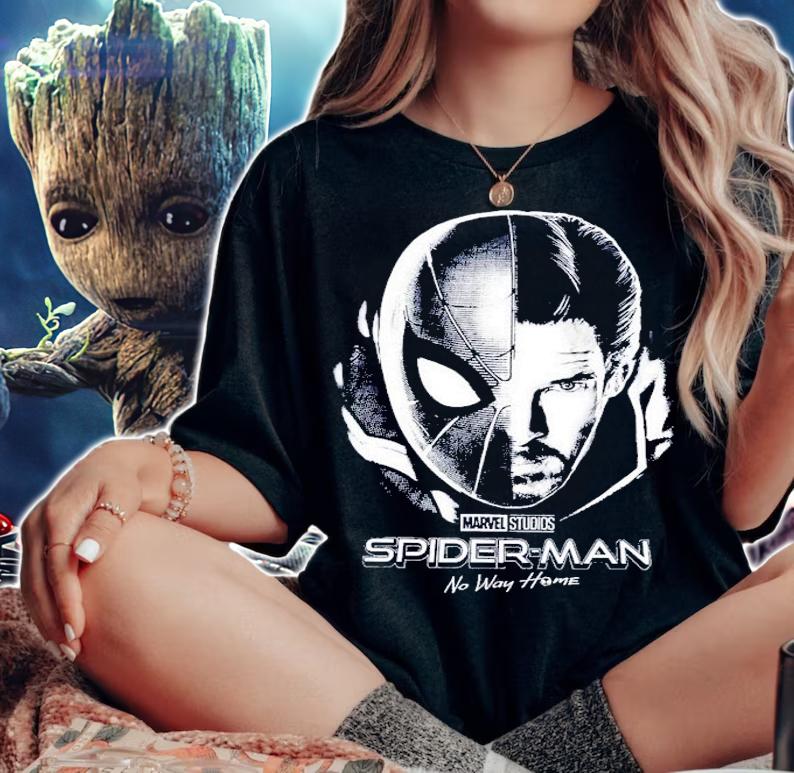 Marvel Studios Spider-Man Doctor Strange No Way Home Shirt t-shirt woman shirt