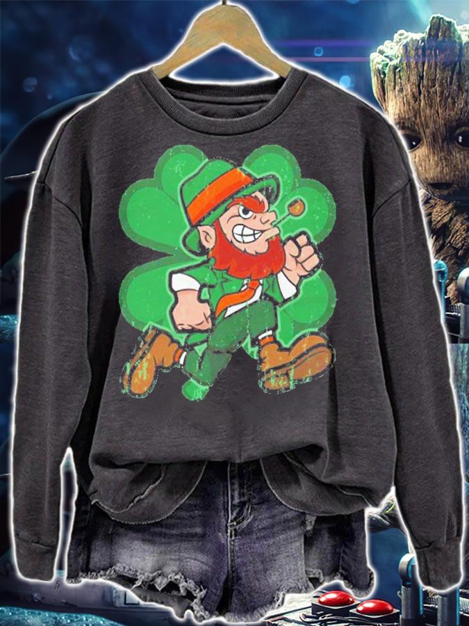 St. Patrick's Day Leprechaun Mascot Irish Shirt t-shirt sweatshirt