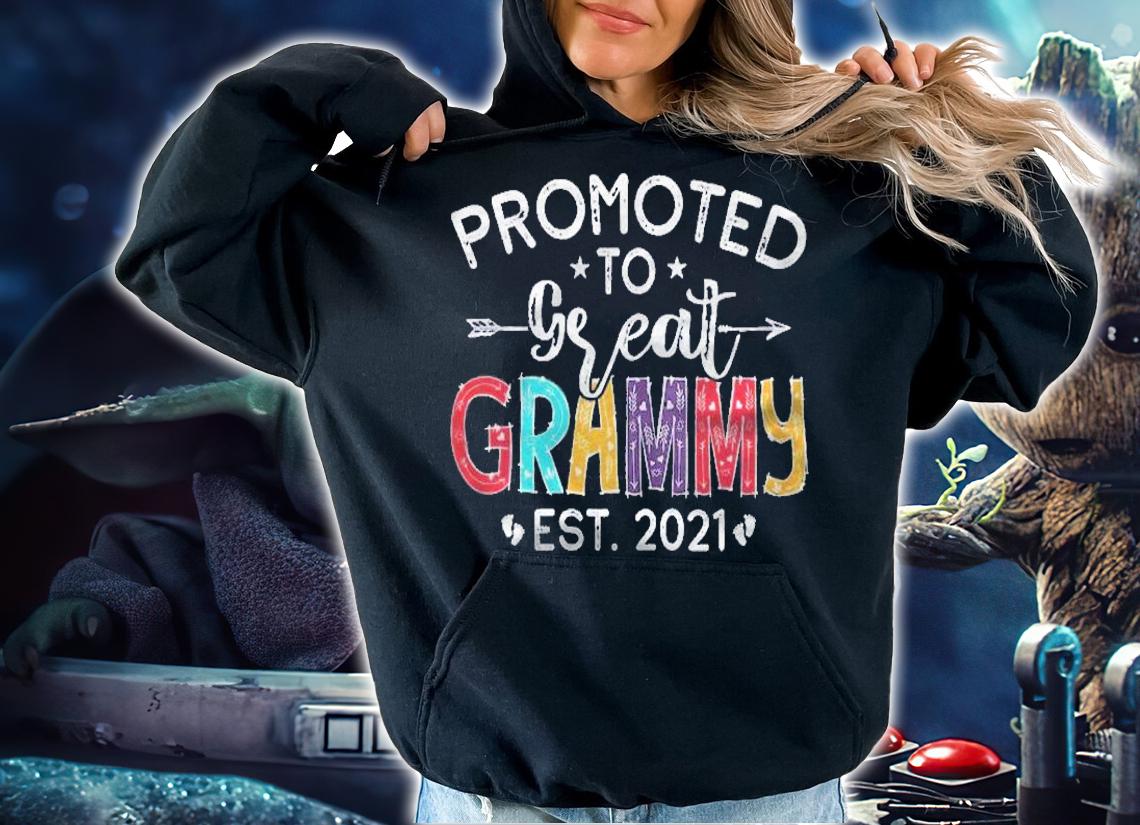 Womens Promoted To Grammy 2021 For First Time Soon To Be Great Mom Shirt t-shirt