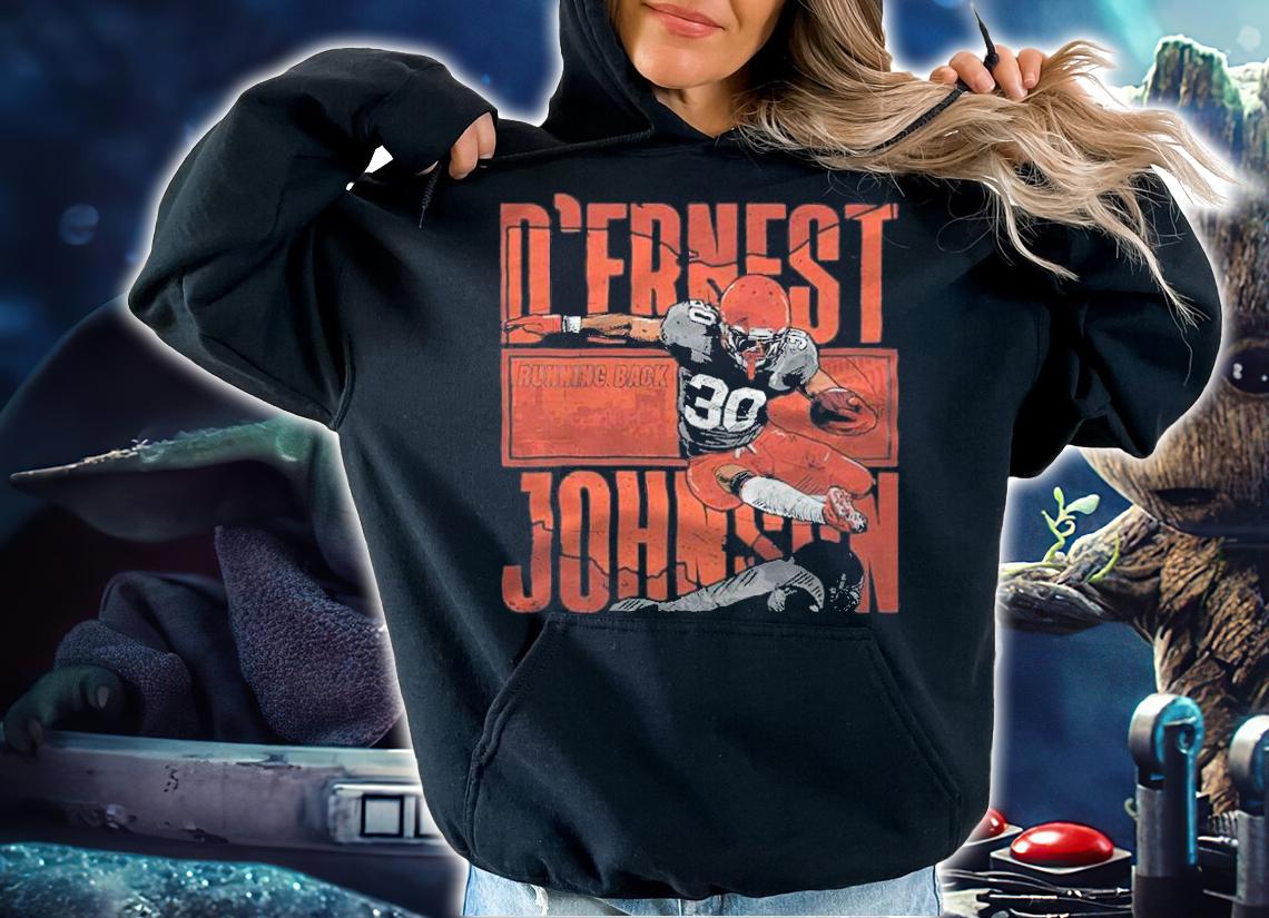 D'ernest Johnson Hurdle Cleveland Football Shirt t-shirt hoodie